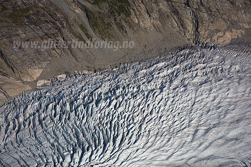 Detaljer fra Nigardsbreen.