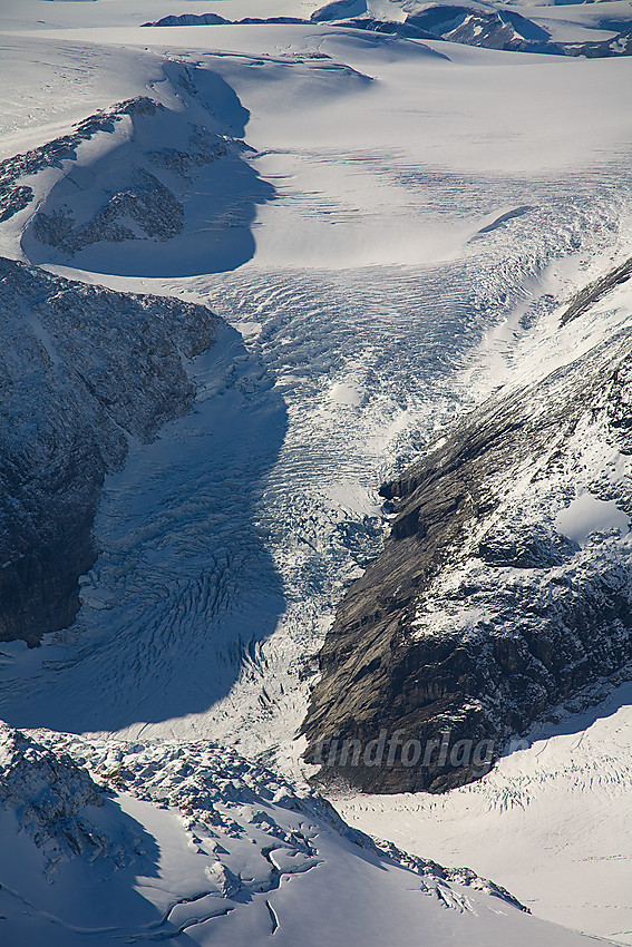 Småttene, en beryktet del av Jostedalsbreen for dem som går turen Josten på langs.