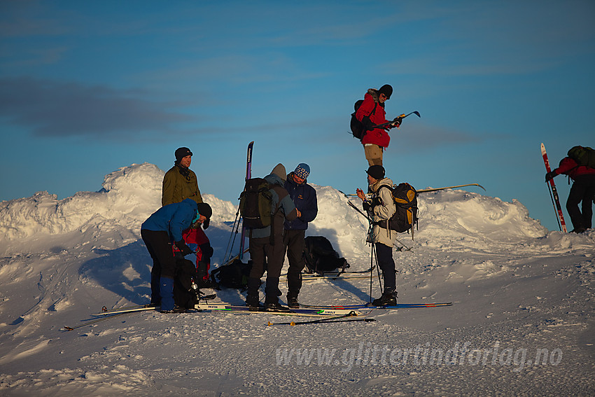 På toppen av Mugna (2159 moh) under en fellestur i regi av Valdres Tur- og Fjellsportlag.