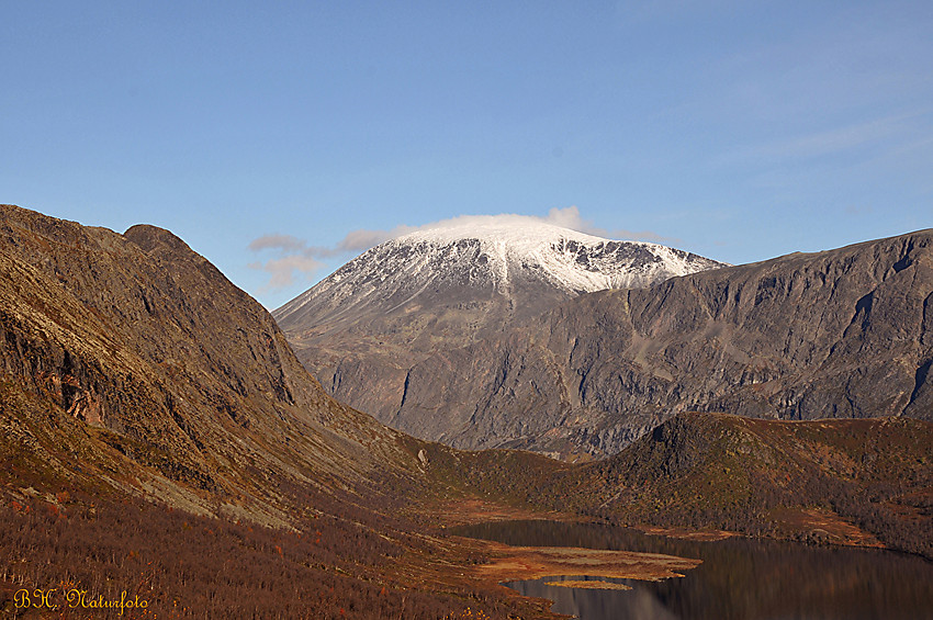 Nysnø på Besshøe 2258 moh.