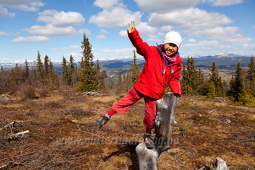 Ved krigsvarden på Kvithovd.