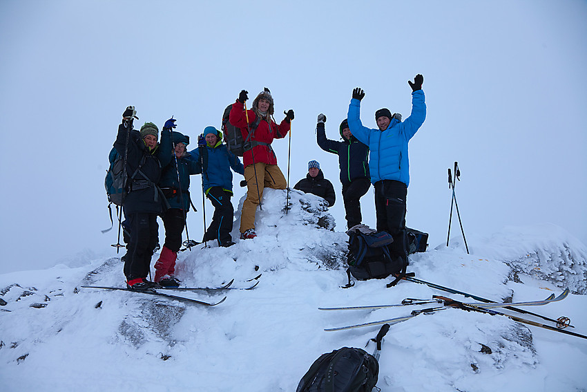 DNT Valdres med fellestur til Austre Kalvehøgde. Alle mann på toppen.