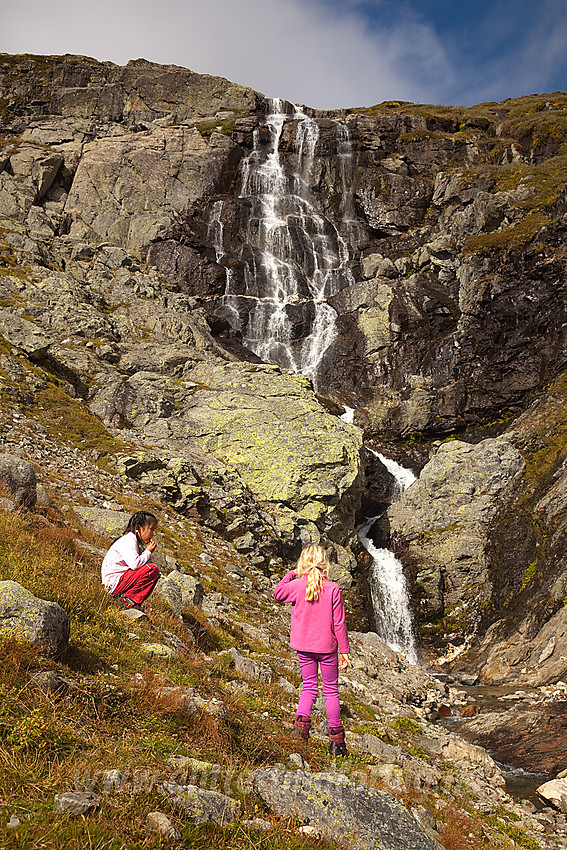 Fossen fra Fossedalen ved Blåbergi i Ål.