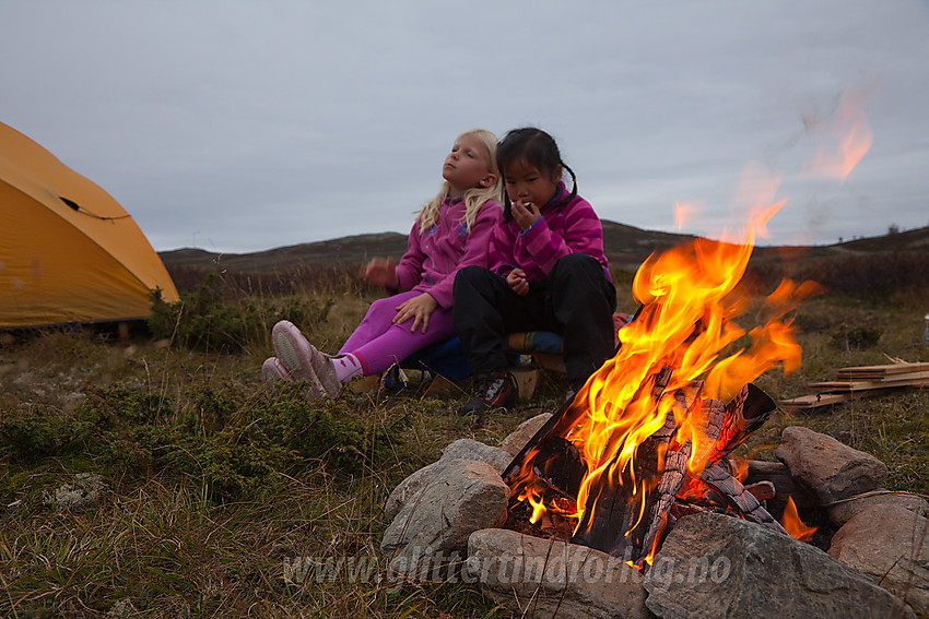 Bålkos ved Kråkamarvatnet i Ål.