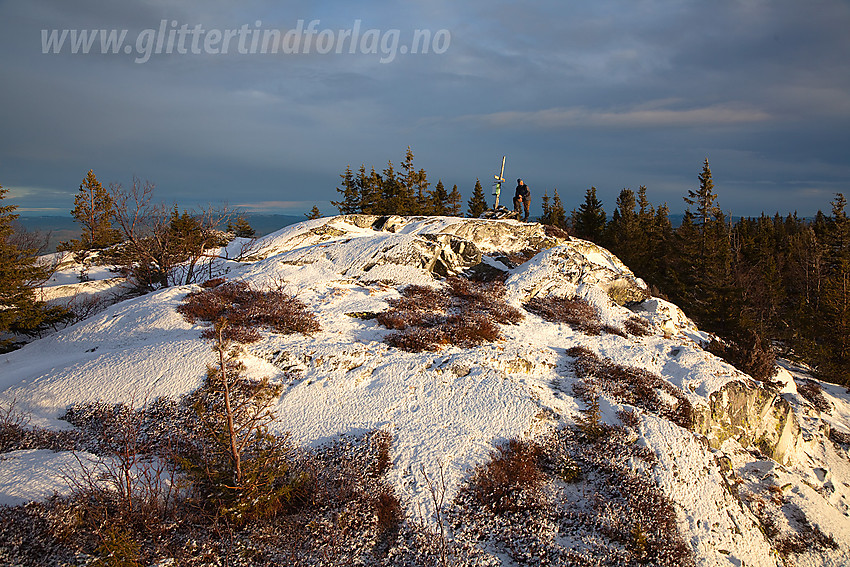 På toppen av Tåråfjellet (826 moh).