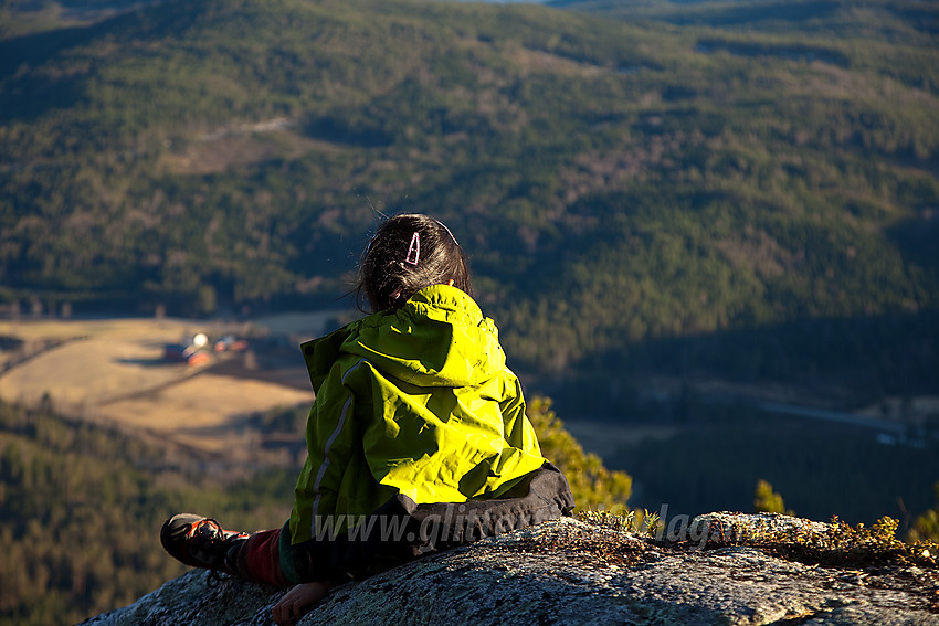 På den sørlige utsikten på Puttekollen.