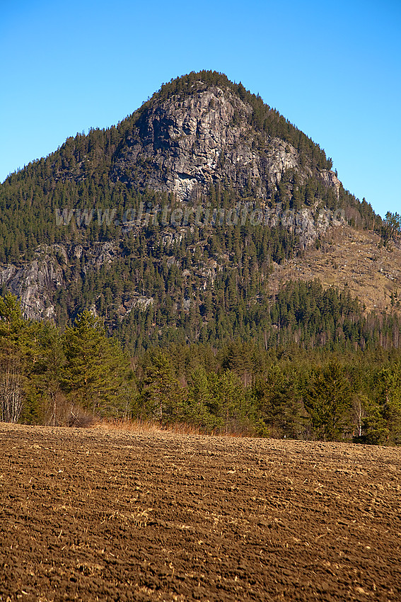 Puttekollen sett fra Begnadalen.