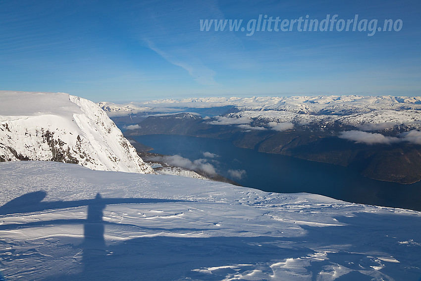 Ved nordstupet på Bleia.