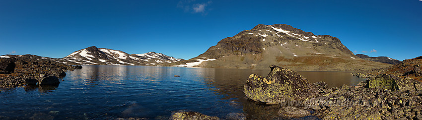 Sommer mot Snøhølstinden.