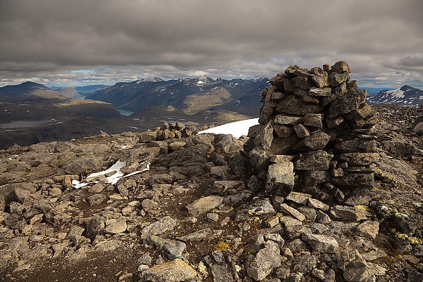 Toppen på Snøholstinden.