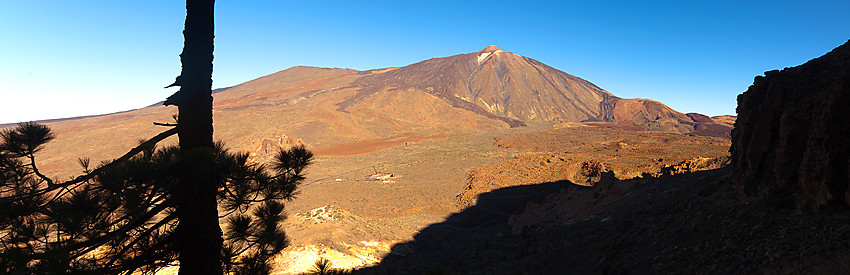 Panorama mot Teide.