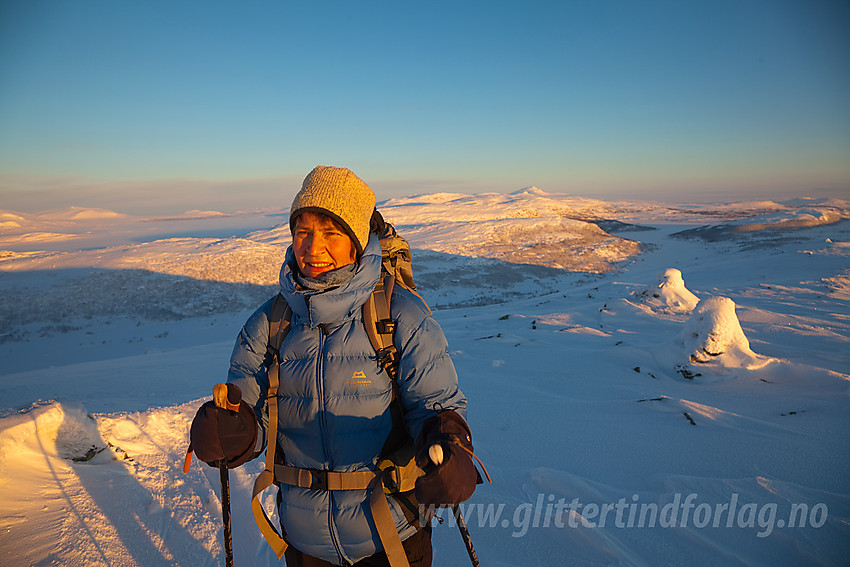 På toppen av Heklefjell med bl.a. Skaget i det fjerne.