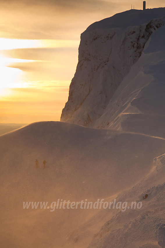 På vei opp nordryggen mot Bitihorn.