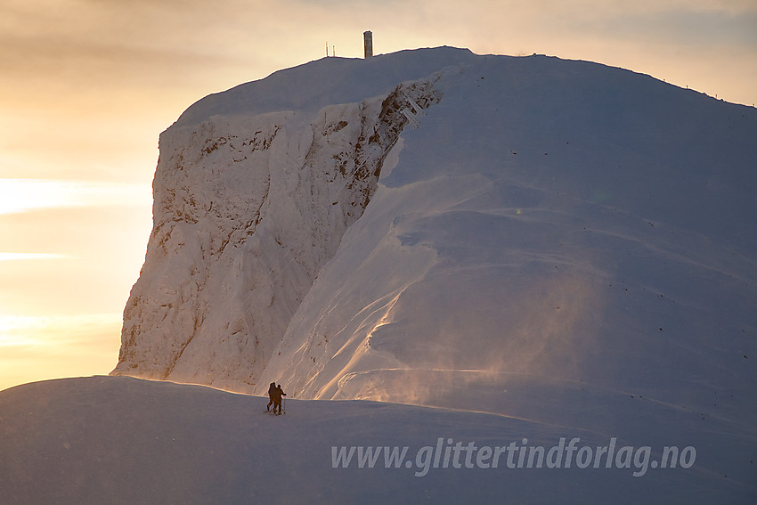 På vei opp Bitihorn fra nord.