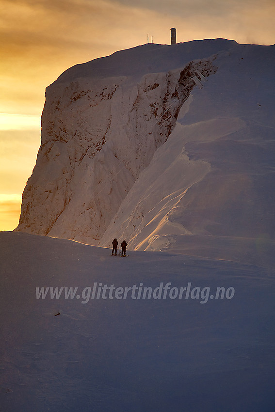 På vei opp Bitihorn fra nord.