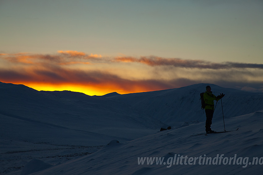 På tur mot Einsteinhovde en kald desembermorgen.