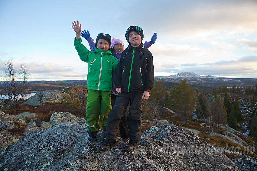 På toppen av Rennsennberget.