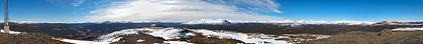 360 graders panorama fra Ørnkampen.