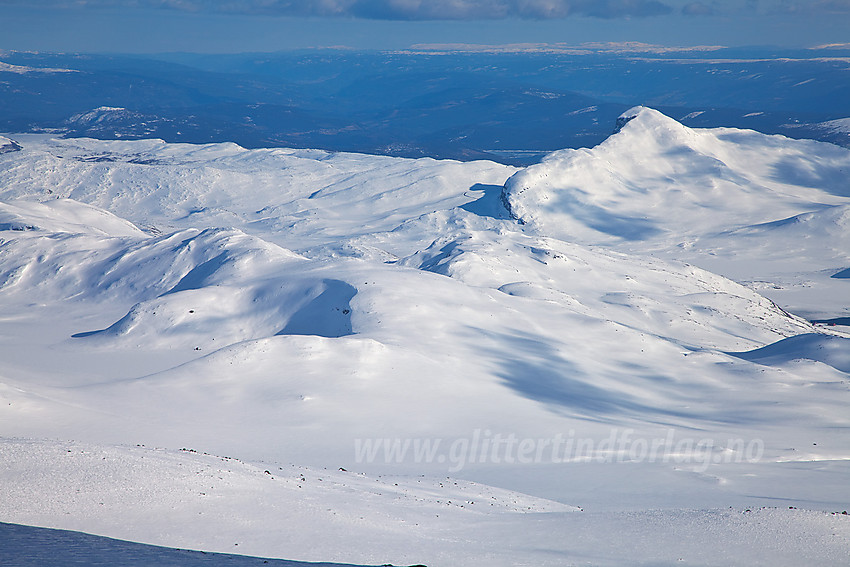 Utsikt fra Rasletinden mot Bitihorn.