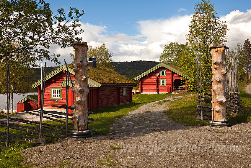 Bueheim ved Buvatnet like ved grensa til Sør-Aurdal.