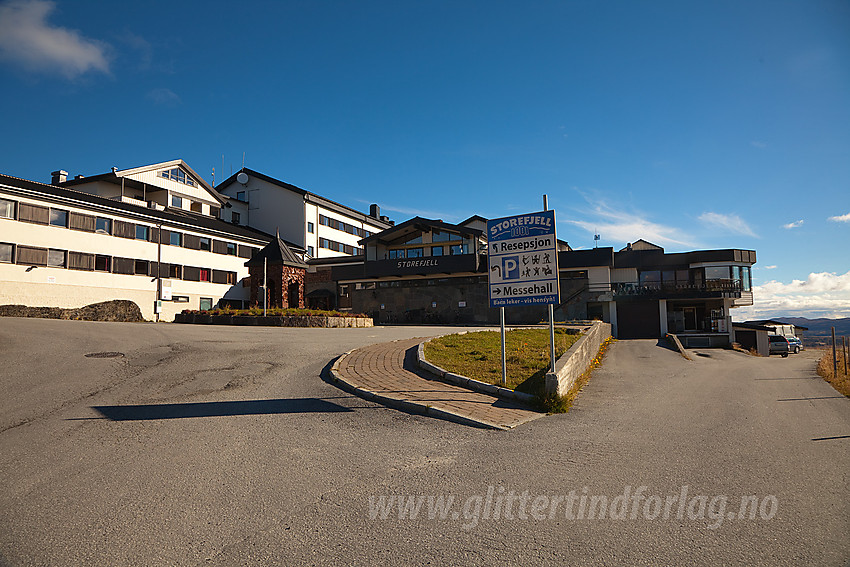 Fasaden på Storefjell Høyfjellshotell.