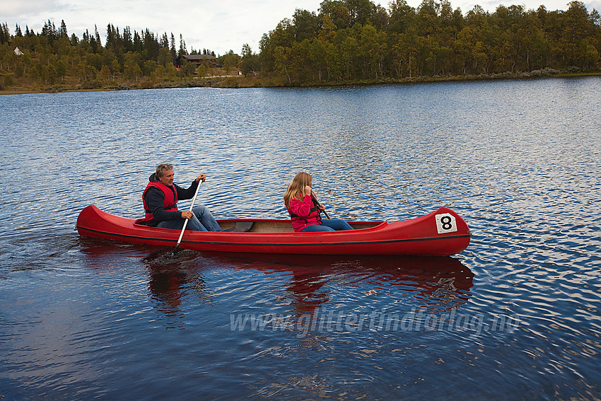 Padling under kom deg ut dagen med Barnas Turlag på Vaset.