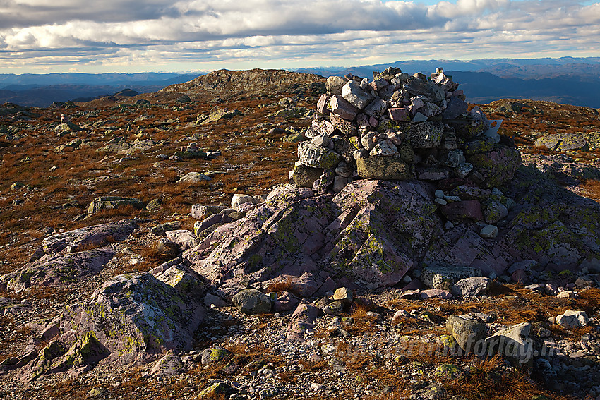 På toppen av Skorvetoppen.