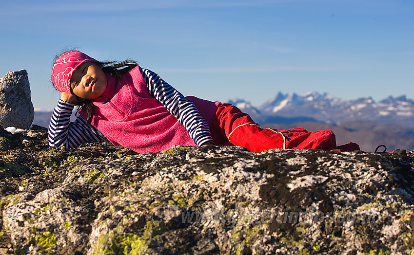 På toppen av Bergsfjellet.