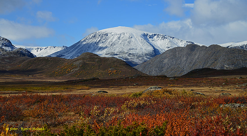 Nydelig høstdag i fjellet