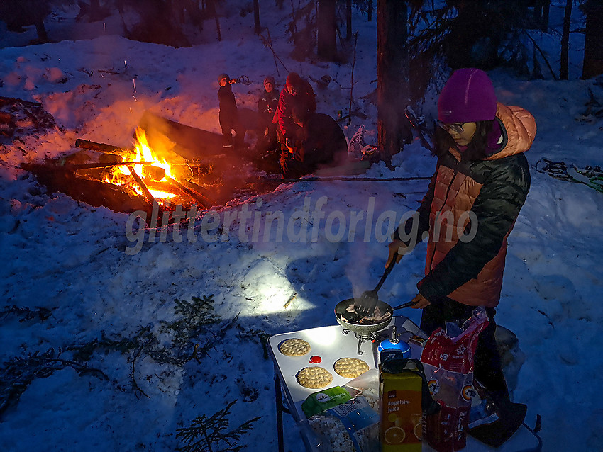 Båltur i skogen