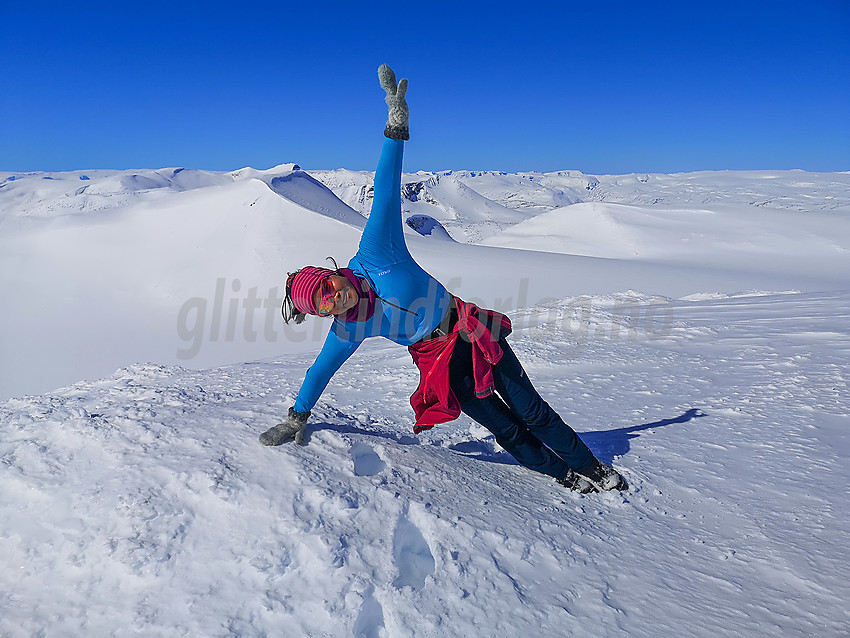 På Midtre Holåtinden. Vestre bakenfor.