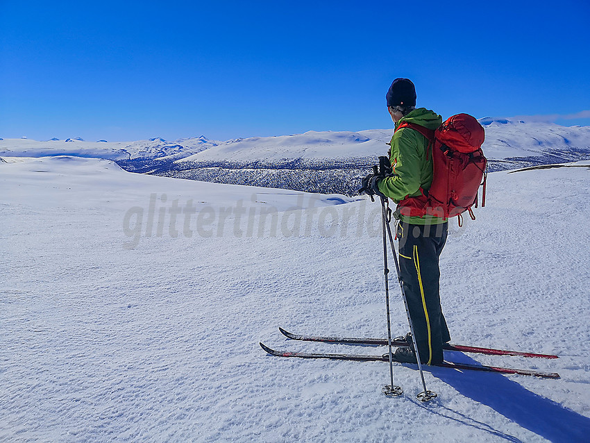 På skitur i Reinheimen.