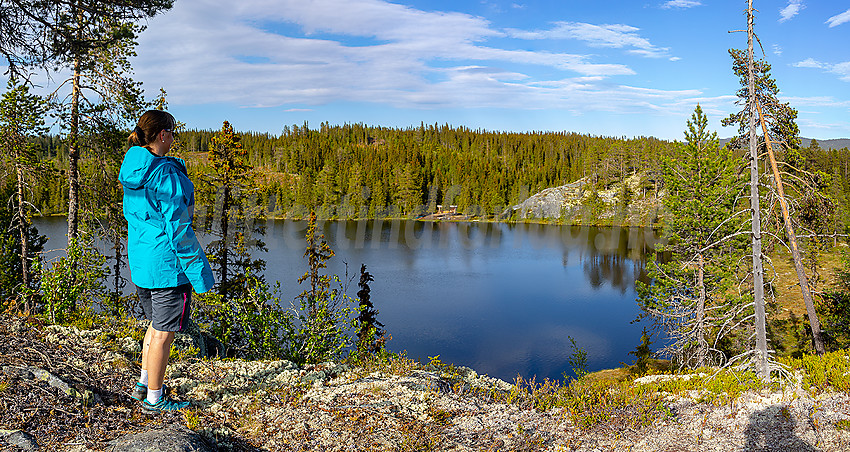 Fra Køltjernberget mot Køltjernet.