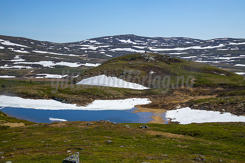 Fra Falken mot Nystølfjellet.