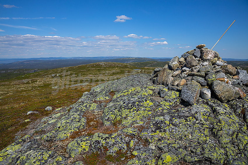 Toppen på Haugsetfjellet.