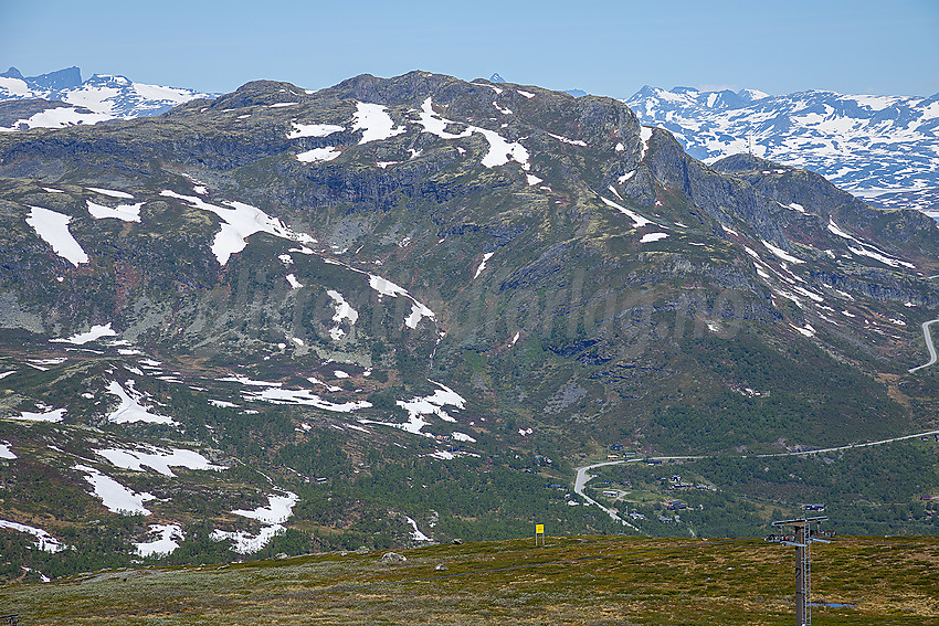 Utsikt fra Børrenøse mot Stølsnøse.