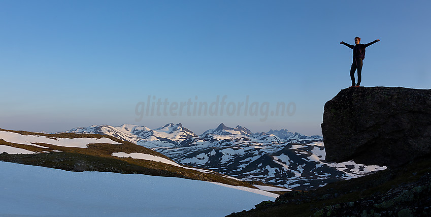 Sommermorgen på Utsikten mot Jotunheimen