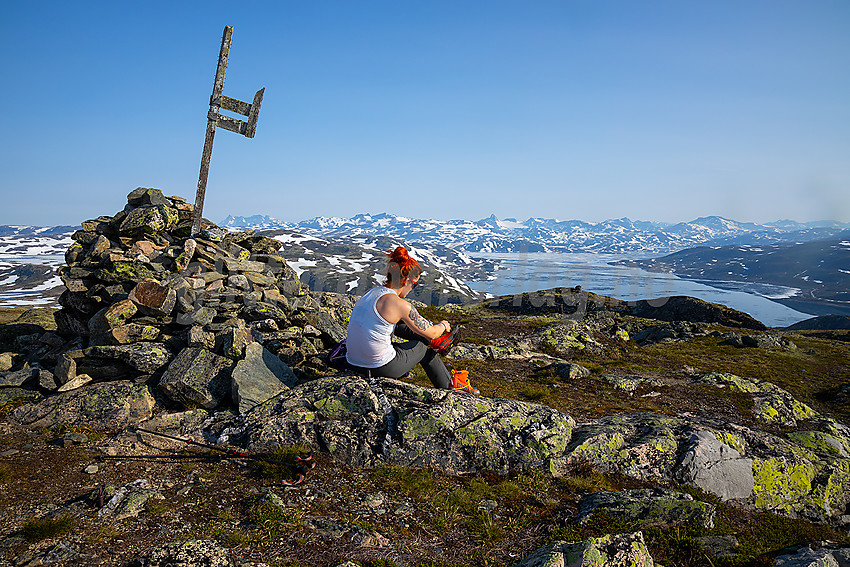 På toppen av Stølsnøse.