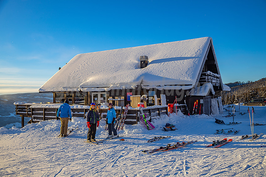 Valdres alpinsenter i Aurdal en flott januardag.
