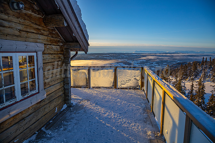 Valdres alpinsenter i Aurdal en flott januardag.