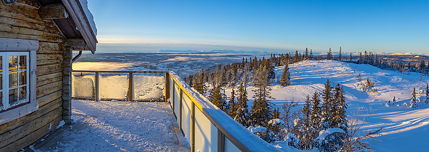 Valdres alpinsenter i Aurdal en flott januardag.