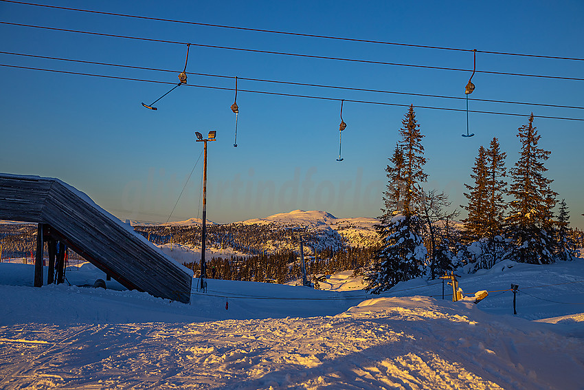 Valdres alpinsenter i Aurdal en flott januardag.