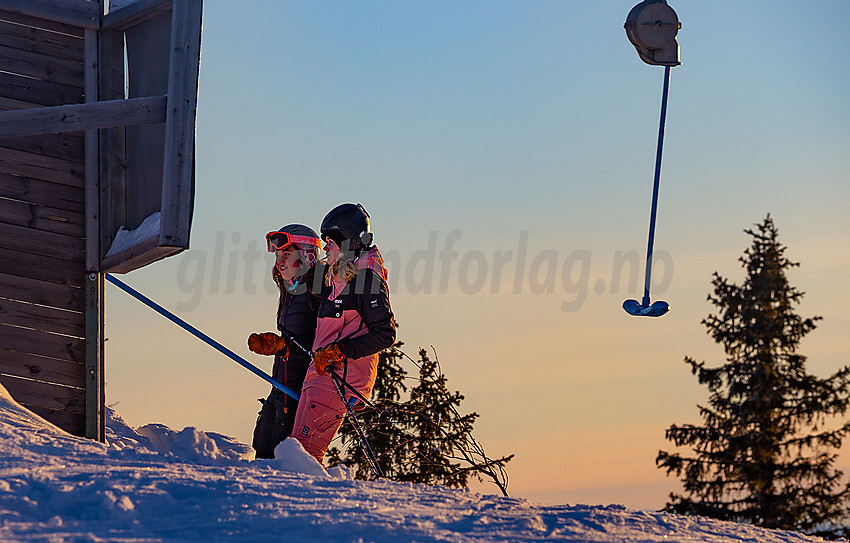 Valdres alpinsenter i Aurdal en flott januardag.