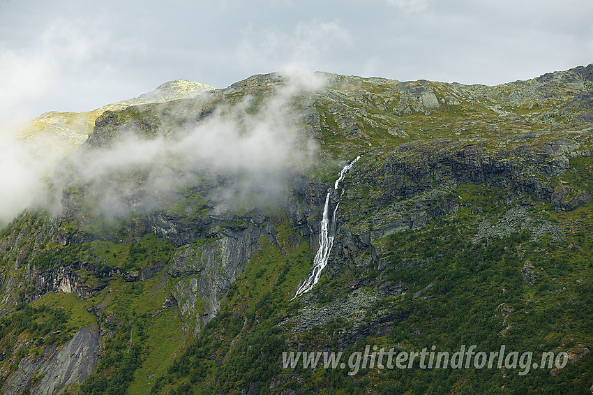 Klypenosi sør på Nosafjellet sett fra dalmunnen på Ringsdalen.