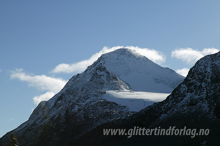 Fra stien i Svartdalen mot Kvitskardtinden (2193 moh).