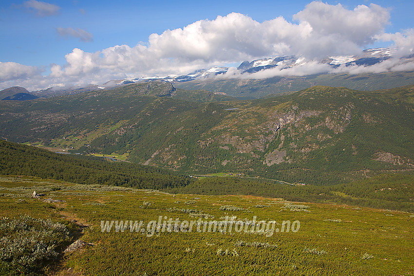 På den lite gåtte stien fra Elveseter til Juvasshytta, som byr på en storslått utsikt over Leirdalen.