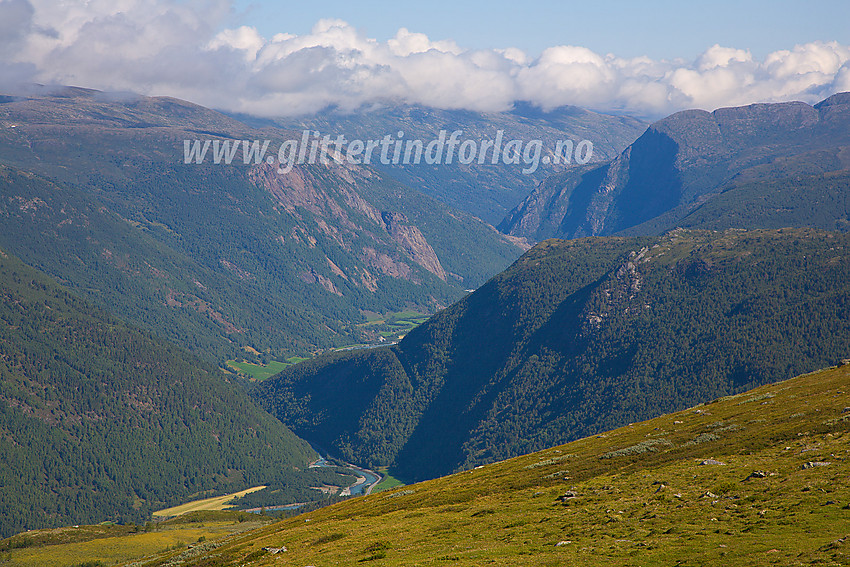 På den lite gåtte stien fra Elveseter til Juvasshytta, som byr på en storslått utsikt over Bøverdalen.