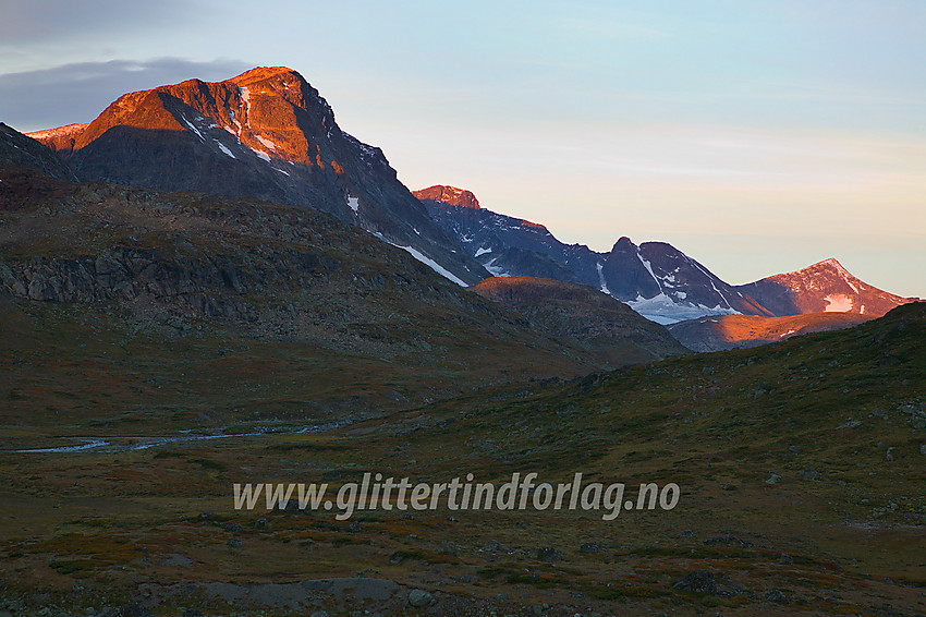 Soloppgang i Leirungsdalen en septembermorgen. 